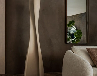 Lampada da terra in argilla Diploma di Cattelan Italia