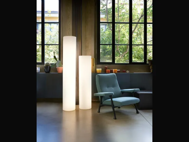 Lampada da terra moderna Flou di Slide