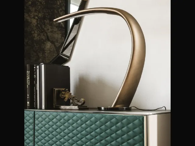Lampada da tavolo Mamba in poliuretano verniciato di Cattelan Italia