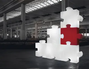 Lampada componibile da terra Puzzle di Slide