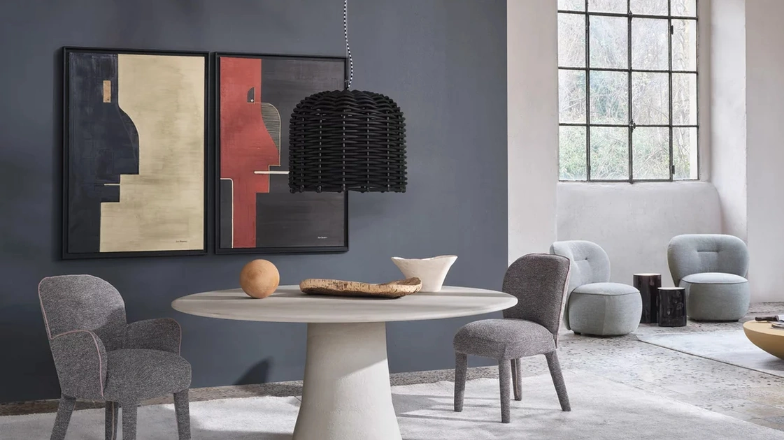 Lampada a sospensione in rattan Sweet di Gervasoni