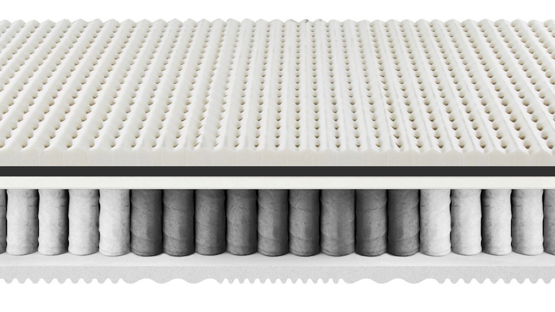 Materasso Galatea a molle insacchettate e lattice di Morfeus