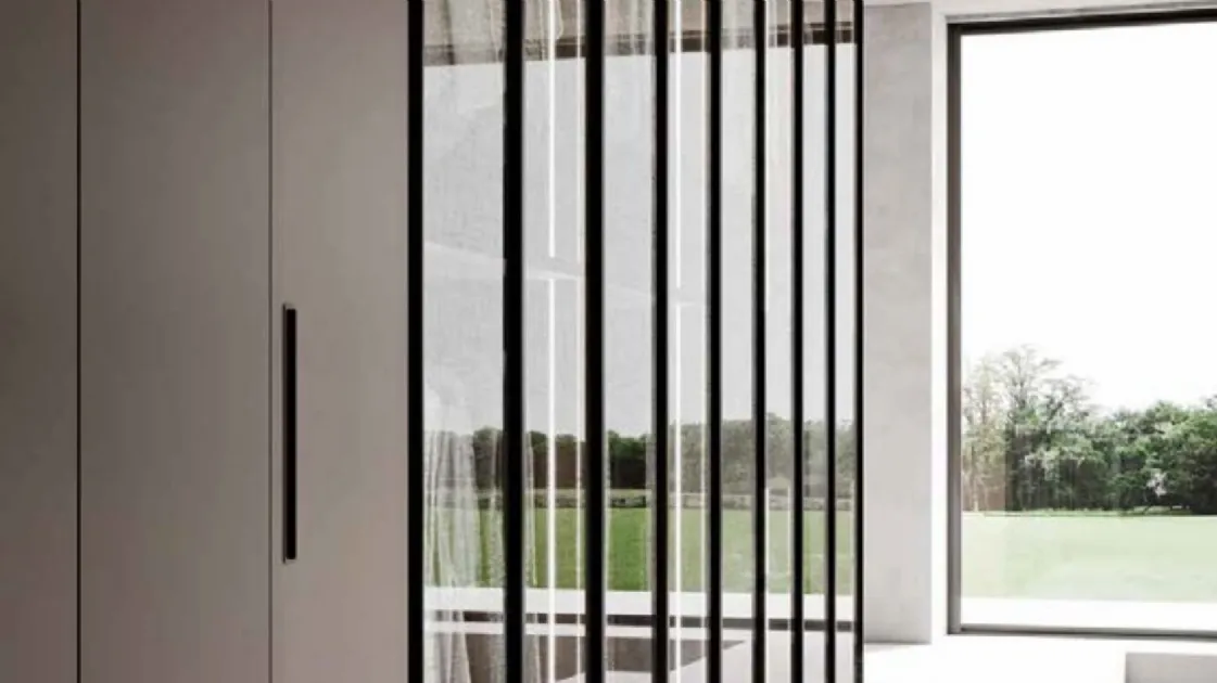 Armadio anta battente Glass Vetro di Orme