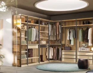 Cabina Armadio Skeletro in materico rovere di Orme