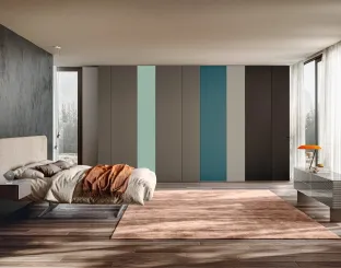 Armadio con ante battenti laccato vari colori Smart di Lago
