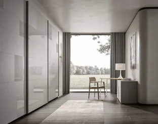 Armadio con ante scorrevoli Strip Laccato di Veneran