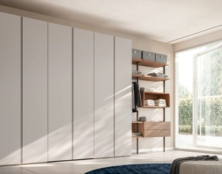 Armadio ad ante battenti Tratto + cabina Pole 30 di Orme