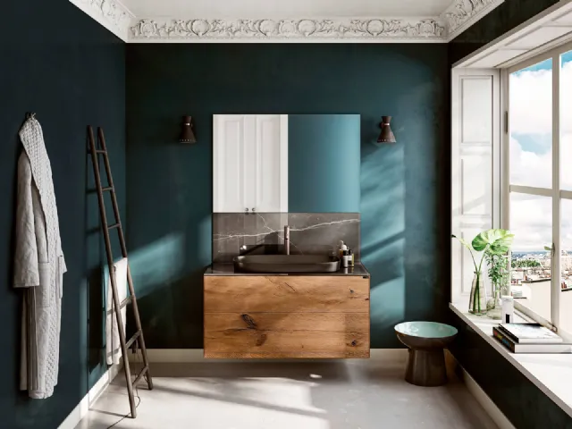 Mobile da Bagno sospeso 36e8 Project 1116 in legno di Lago