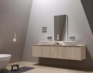 Mobile da Bagno sospeso in rovere 45 04 di Birex