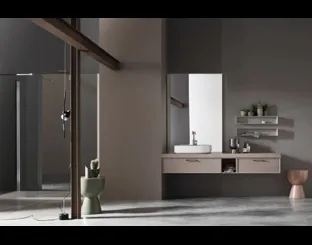 Mobile da Bagno sospeso in Frassino Vanity 02 di Arcom