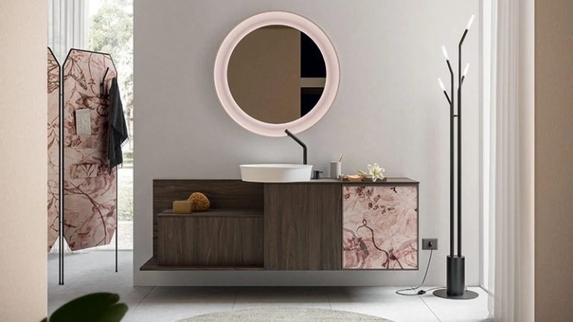 Mobile da Bagno sospeso Cartabianca 04 di Cerasa