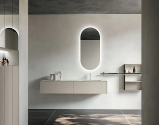 Mobile da Bagno sospeso Cartabianca 01 di Cerasa