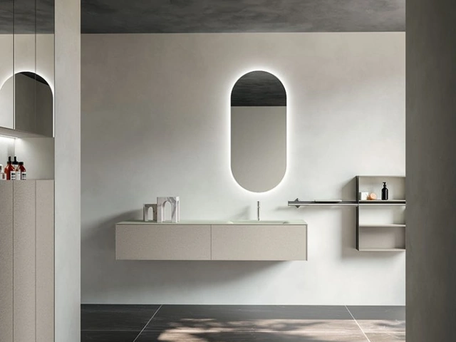 Mobile da Bagno sospeso Cartabianca 01 di Cerasa