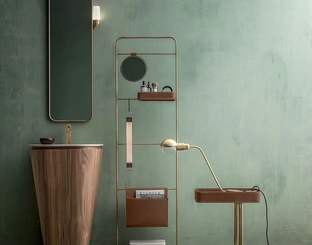 Mobile da Bagno Suede 01 in Noce Canaletto di Cerasa