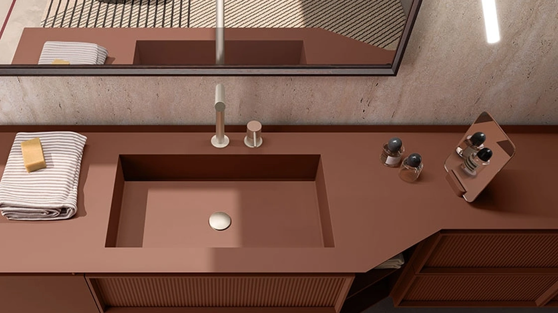 Mobile da Bagno Des Evolution Sandstone 01 di Cerasa