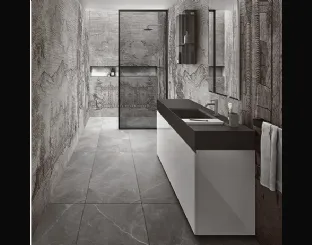 Mobile da Bagno Nerolab in laccato Bianco lucido di Cerasa