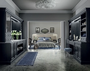 Mobile da Bagno Paestum 04 in Decapé Nero di Cerasa