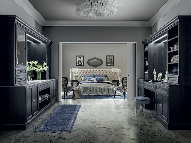 Mobile da Bagno Paestum 04 in Decapé Nero di Cerasa