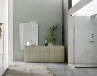 Mobile da Bagno a terra in Olmo Verde Rush 26 di Arcom