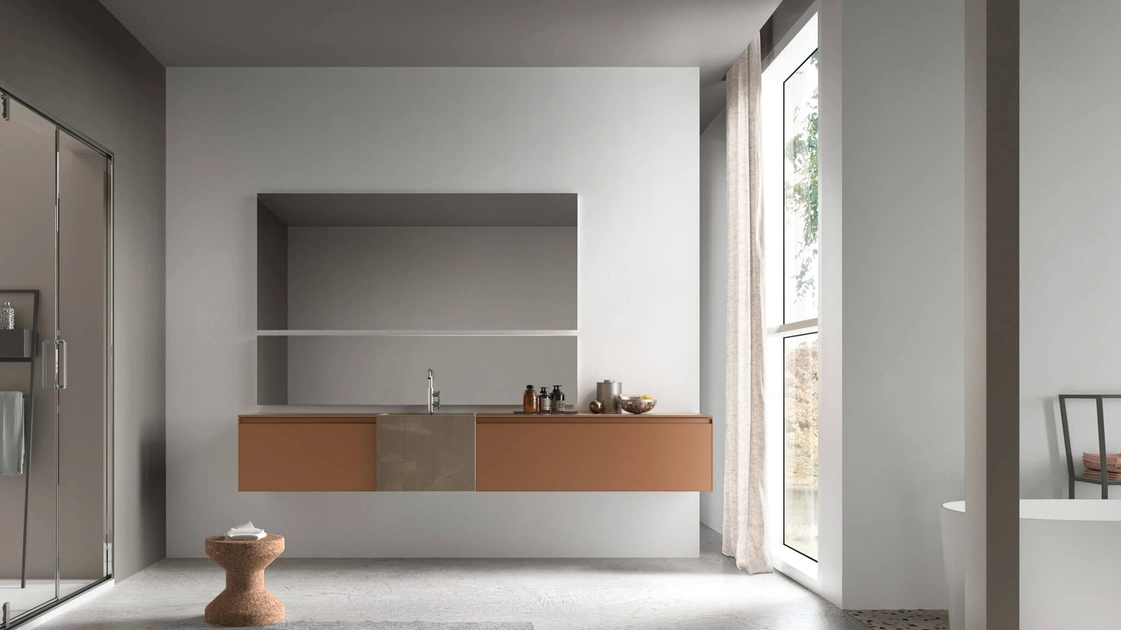 Mobile da Bagno sospeso Shape 14 di Arcom