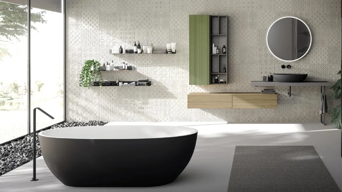 Mobile da Bagno Zero16 Componibile di Devina Nais