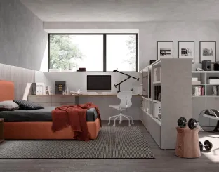 Cameretta componibile Generazione Z Composizione C01 di Doimo Cityline