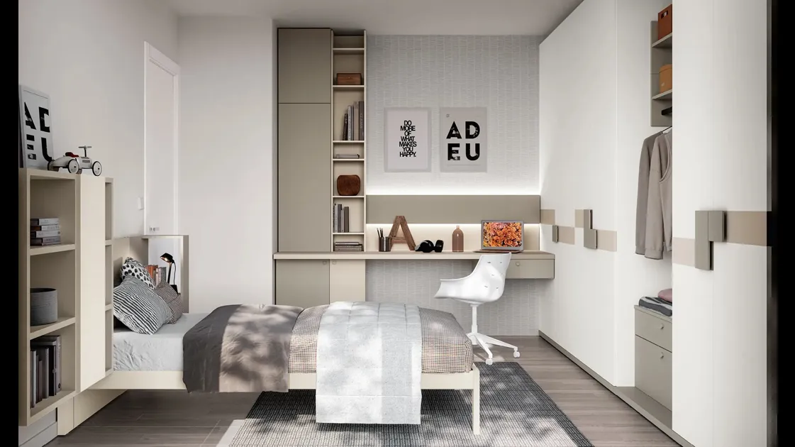 Cameretta Layout 02A di Doimo Cityline