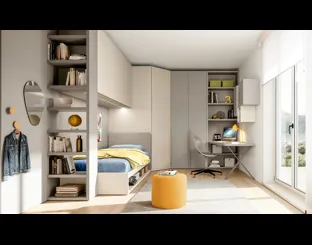 Cameretta a ponte Layout 02B di Doimo Cityline