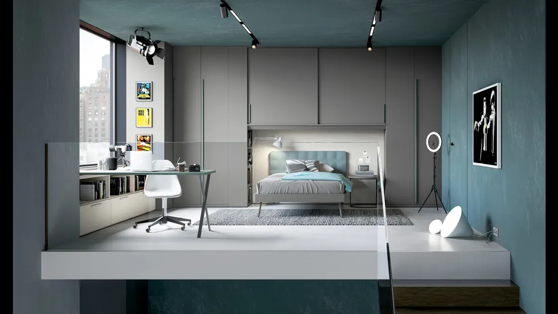Cameretta a ponte Layout 04B di Doimo Cityline