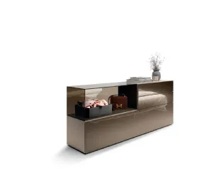 Comò in vetro 36e8 Glass 2137 di Lago