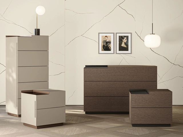 Gruppo Notte City in legno o laccato opaco di Morassutti