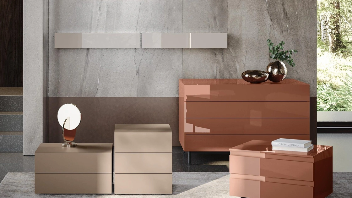 Gruppo Notte Live in laccato opaco e lucido di Morassutti