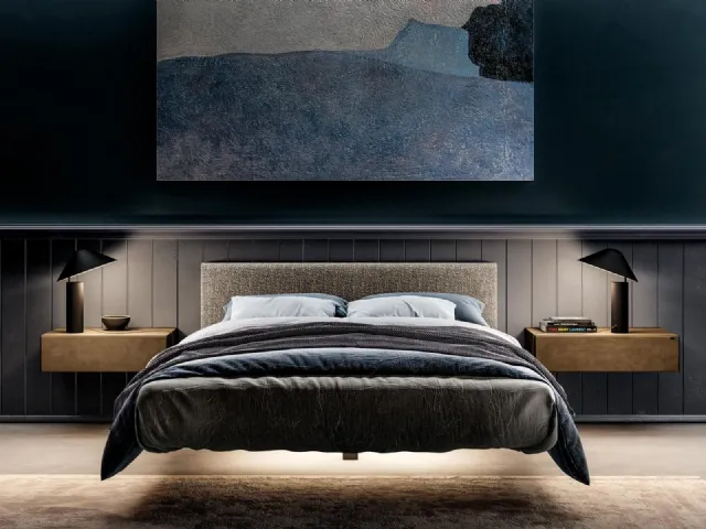 Comodino Materia Metal XGlass Oro di Lago