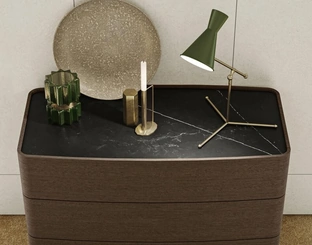 Comò Oliver in rovere di Morassutti