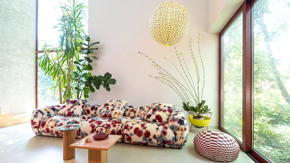 Divano imbottito Me-Time di Moroso