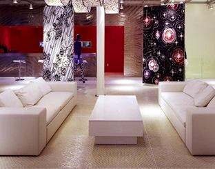 Salotto in pelle Spring di Moroso