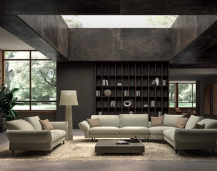 Salotto angolare Wind di Biba Salotti