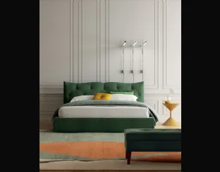 Letto in tessuto trapuntato Meneo di Biba Salotti