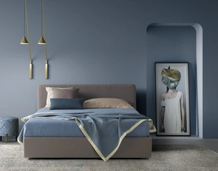 Letto con contenitore Teo di Biba Salotti