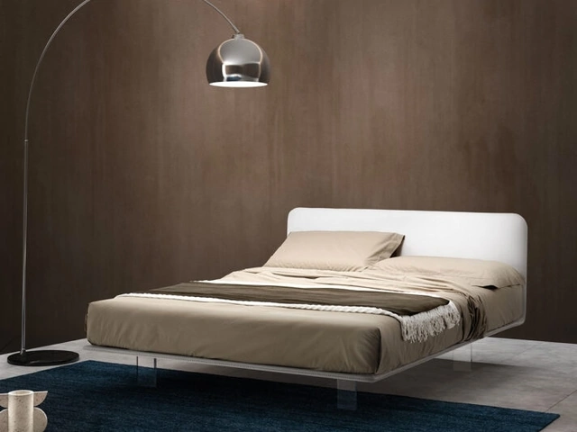 Letto in tessuto imbottito Brillant di Bside