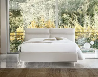 Letto con contenitore Cefalù di Noctis