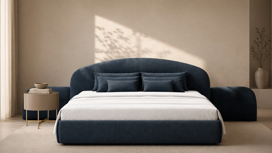 Letto imbottito Cove di Pianca