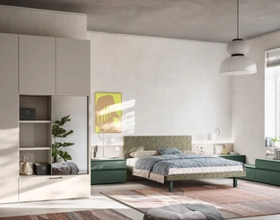 Letto con testiera imbottita Gap Night 16 di Orme