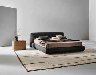Letto in pelle Holden di Bonaldo
