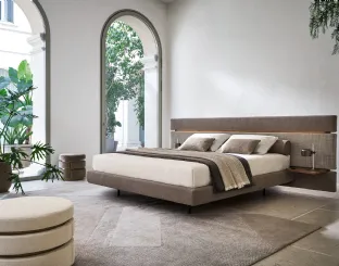 Letto matrimoniale Infinito con box contenitore di Twils