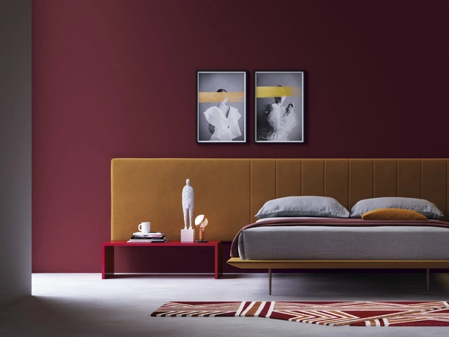 Letto con testiera personalizzabile Infinity di Biba Salotti