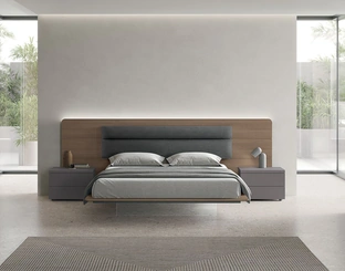 Letto Leonardo con testiera di Tomasella