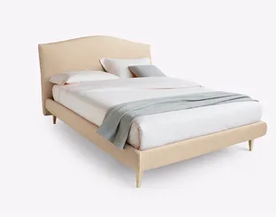 Letto con testiera arrotondata Lyle Modern di Noctis