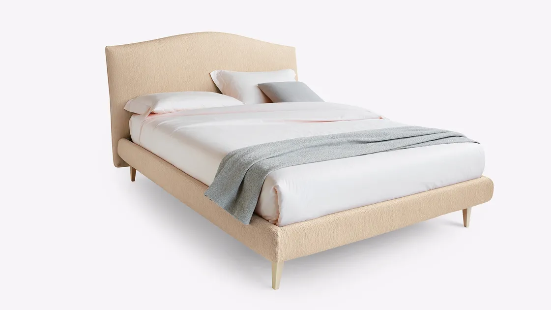 Letto con testiera arrotondata Lyle Modern di Noctis