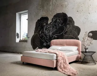 Letto in tessuto Noah di Veneran